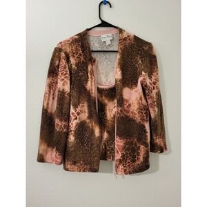 Joseph Ribkoff Size 8 Tank Top and Jacket‎ Set